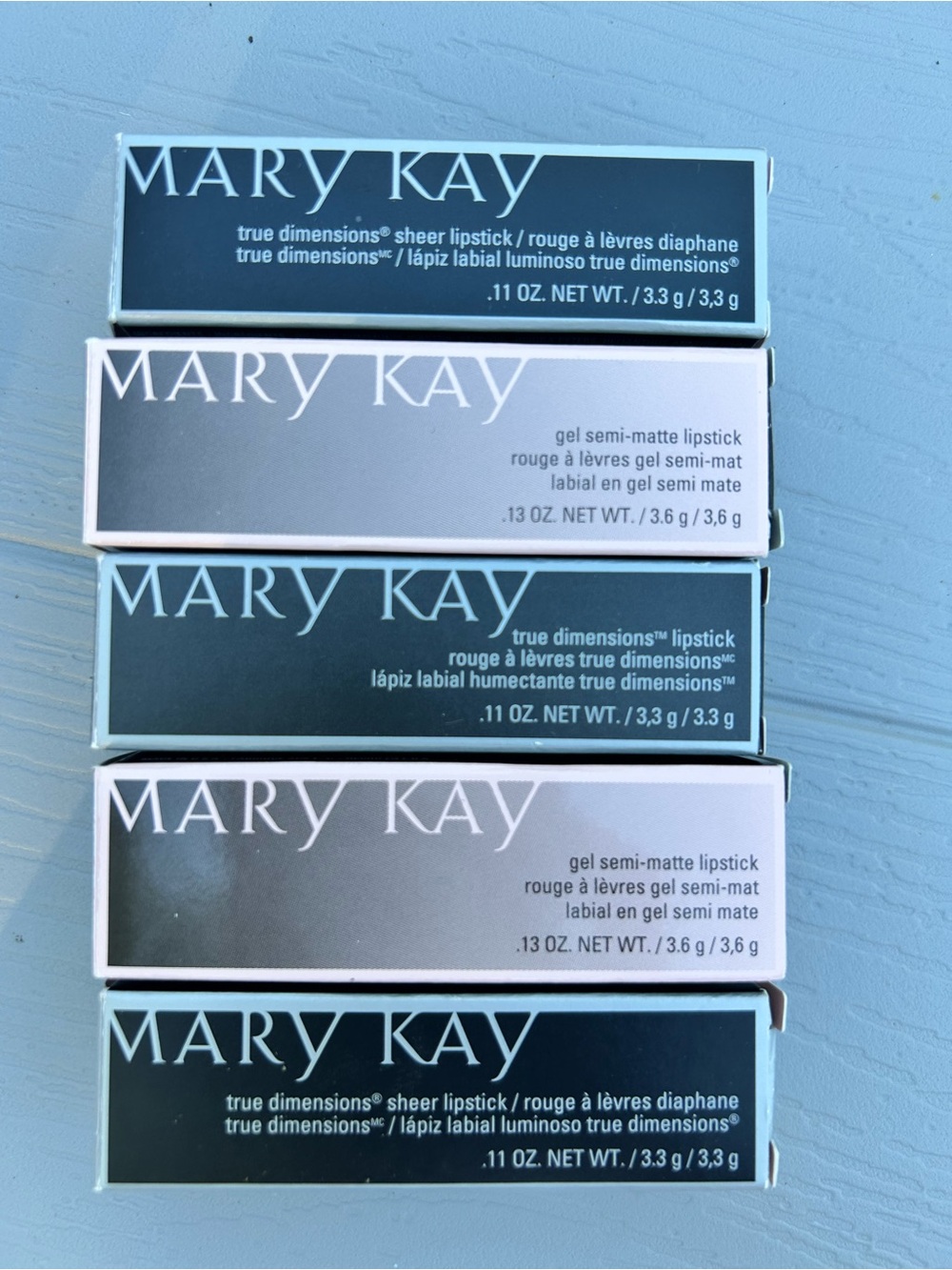 Mary Kay True Dimensions Lipstick lot of 5 NEW Variety Assorted Colors